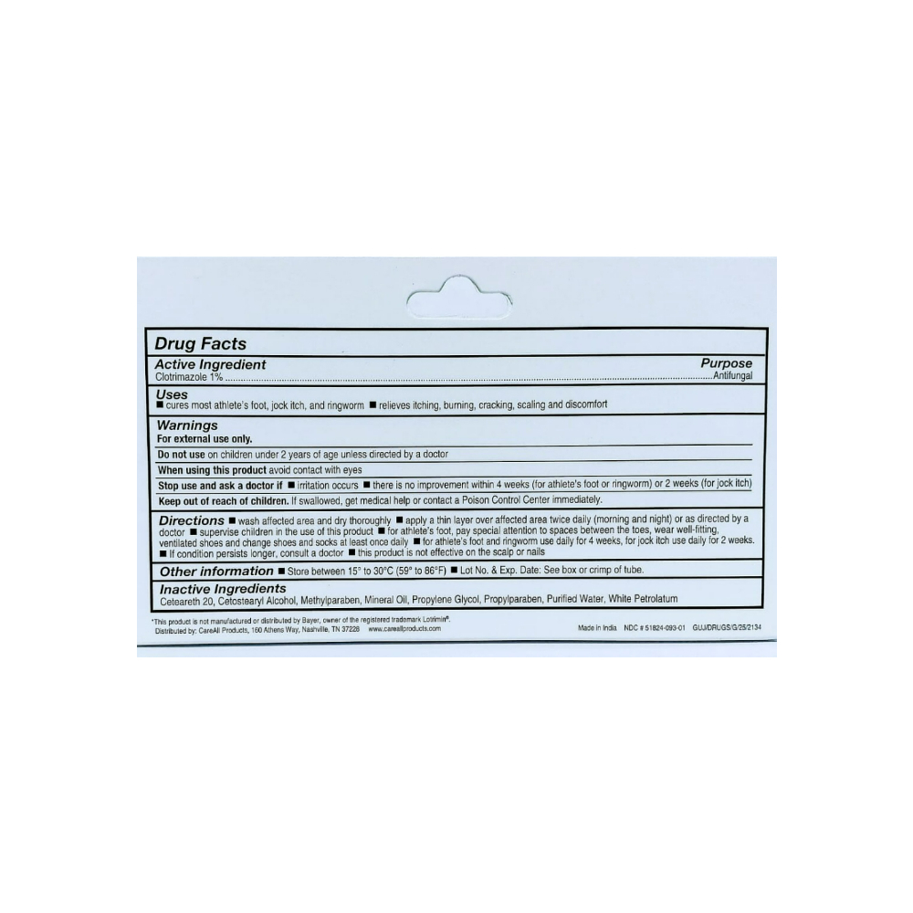 Clotrimazol en crema 1% CareAll (28 g) - Miniatura 2