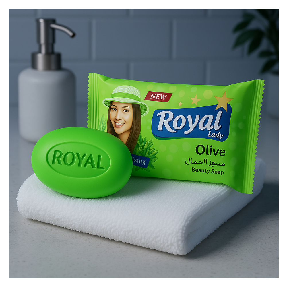 Jabón de tocador con aroma a oliva Royal Lady (96 x 80 g / 2.82 oz) - Miniatura 4