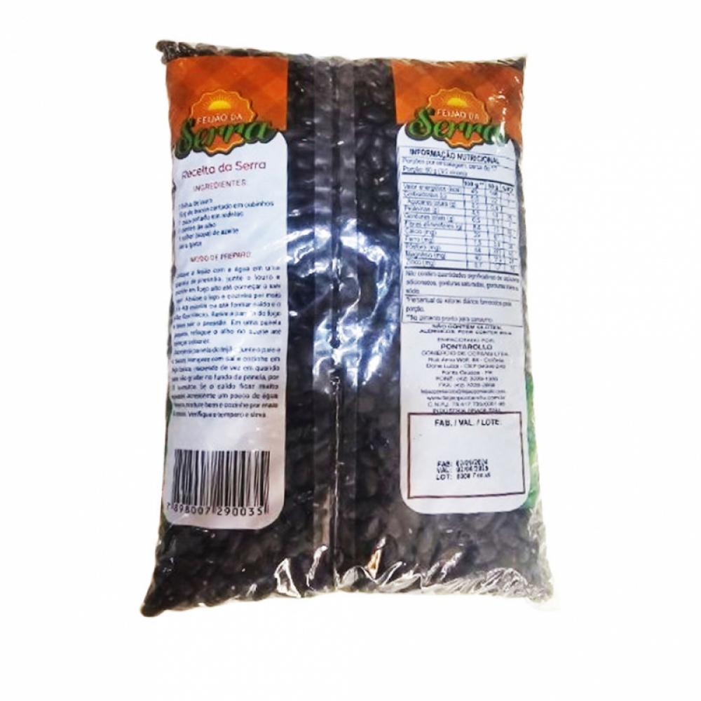 Frijoles negros Serra (1 kg / 2.2 lb) - Miniatura 2