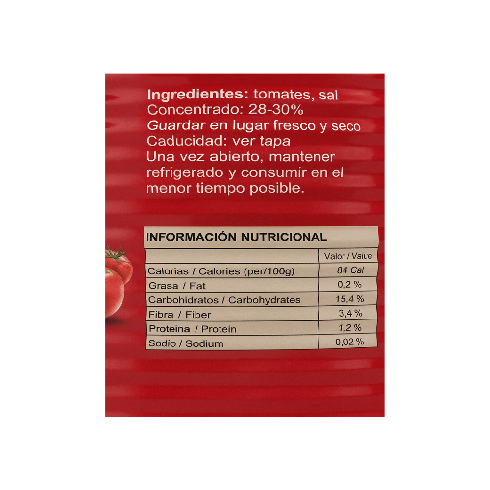 Pasta de tomate Columba (400 g / 14.10 oz) - Miniatura 2