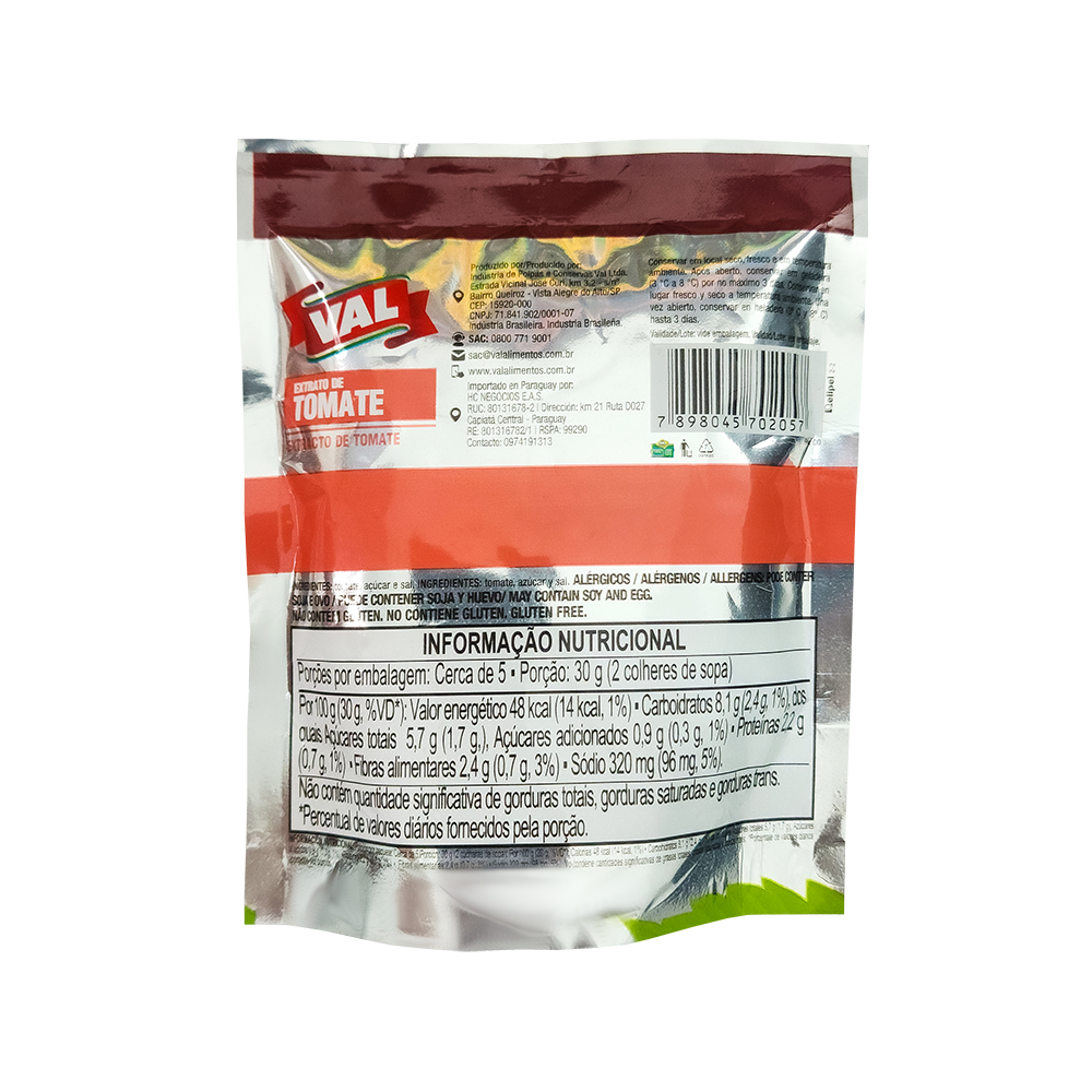 Pasta de tomate Val (140 g / 4.94 oz) - Miniatura 2
