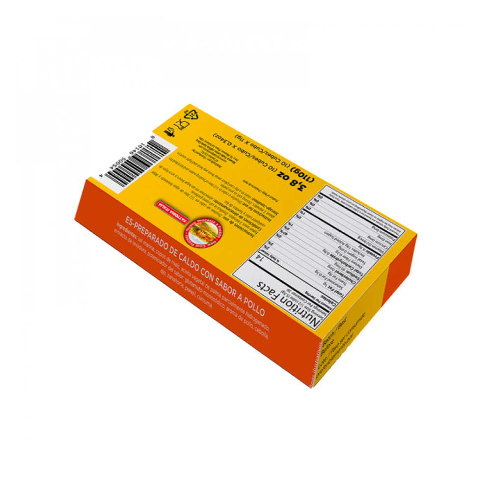 Caldo sabor a pollo YEYA (10 x 110 g / 3.8 oz) - Miniatura 2