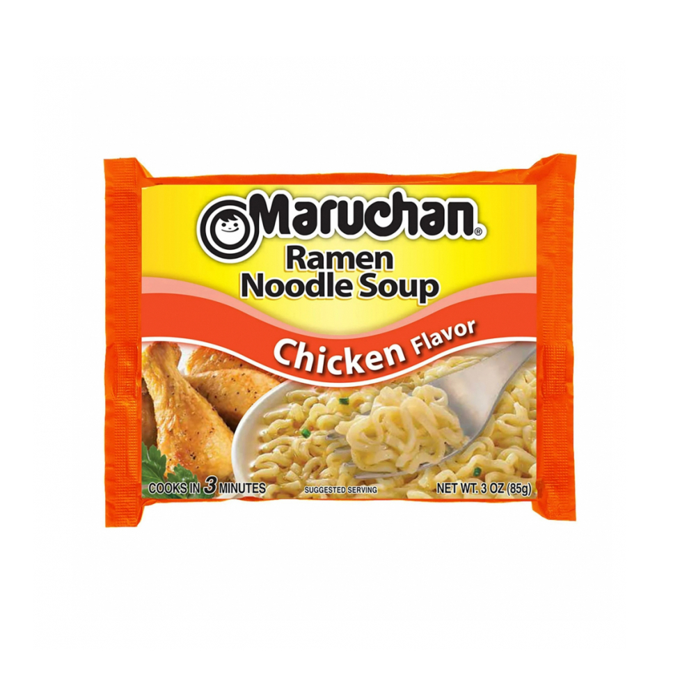 Sopa de fideos sabor a pollo Maruchan (85 g / 3 oz) - Miniatura 4