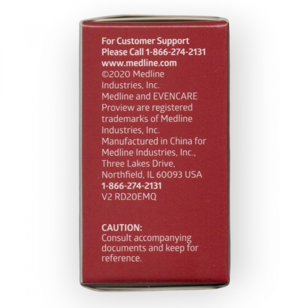 Tiras reactivas de glucosa en sangre. EvenCare ProView Medline (50 U) - Miniatura 3