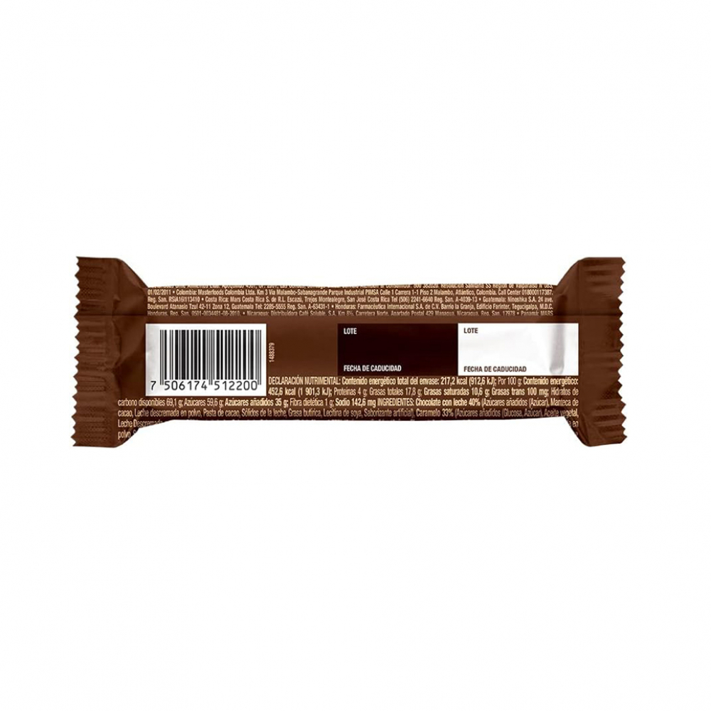 Barra de chocolate con leche relleno de caramelo y nougat MilkyWay (48 g / 1.69 oz) - Miniatura 3