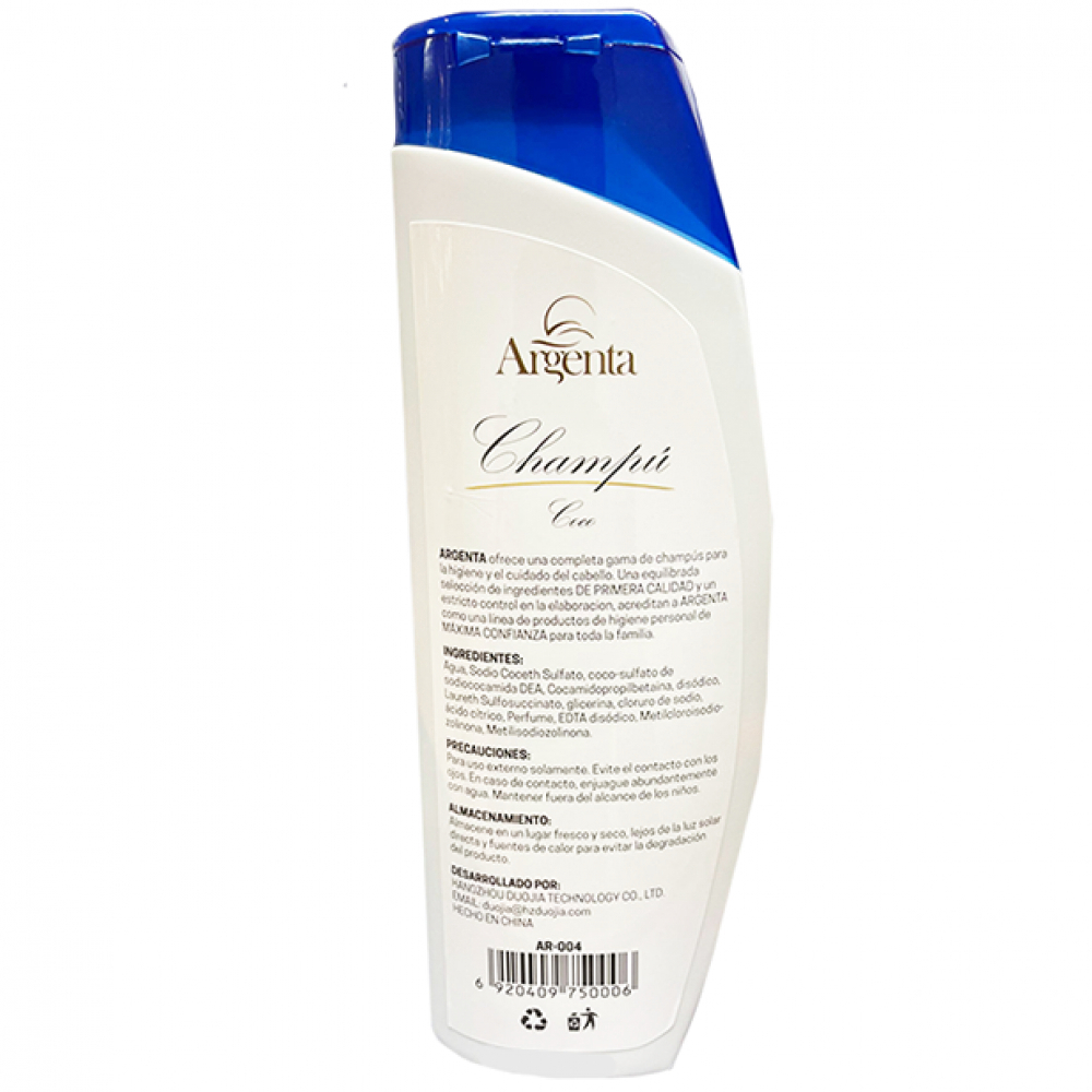 Champú de coco Argenta (400 ml / 14.08 oz) - Miniatura 3