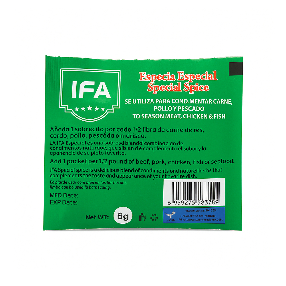 Sazón especia especial IFA (6 g) - Miniatura 2