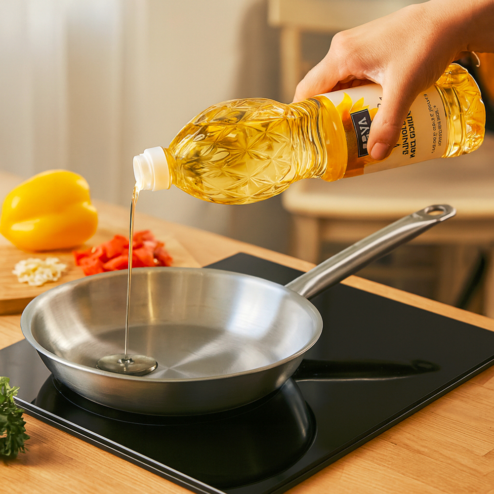 Aceite de girasol refinado YEYA (3 x 900 ml / 30.4 oz) - Miniatura 4