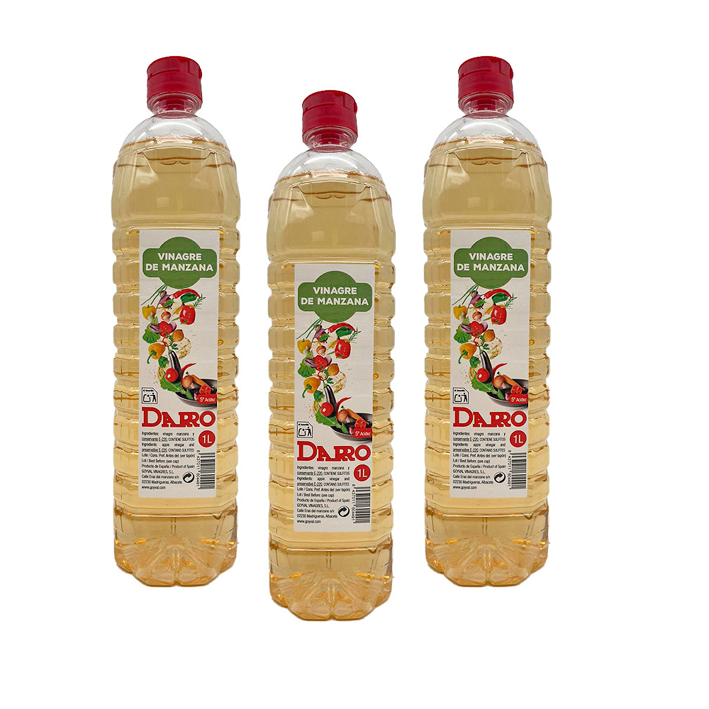 Vinagre de manzana Darro ( 3 x 1 L) - Imagen 1
