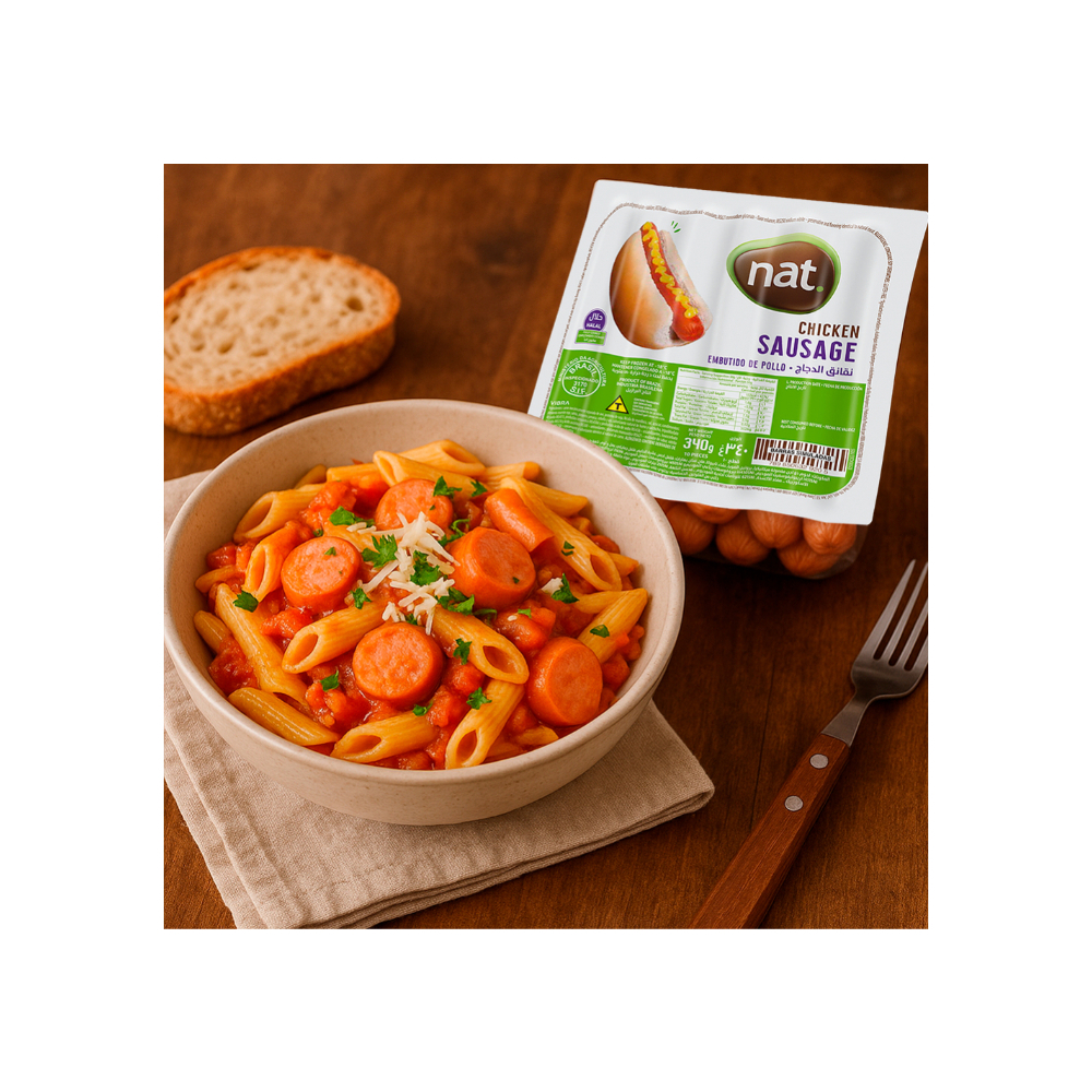 Salchichas de pollo Nat (10 x 340 g / 12 oz) - Miniatura 2
