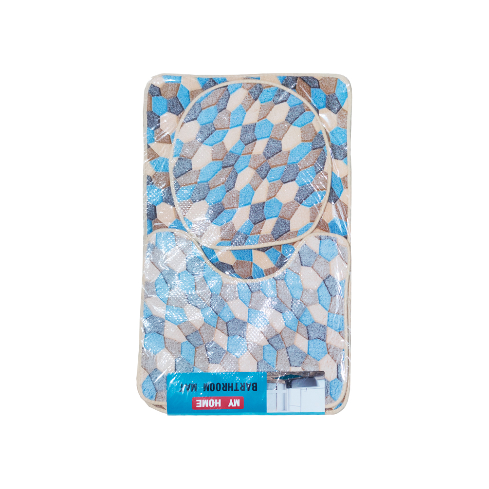 Set de tres piezas de alfombras de baño My Home - Miniatura 4