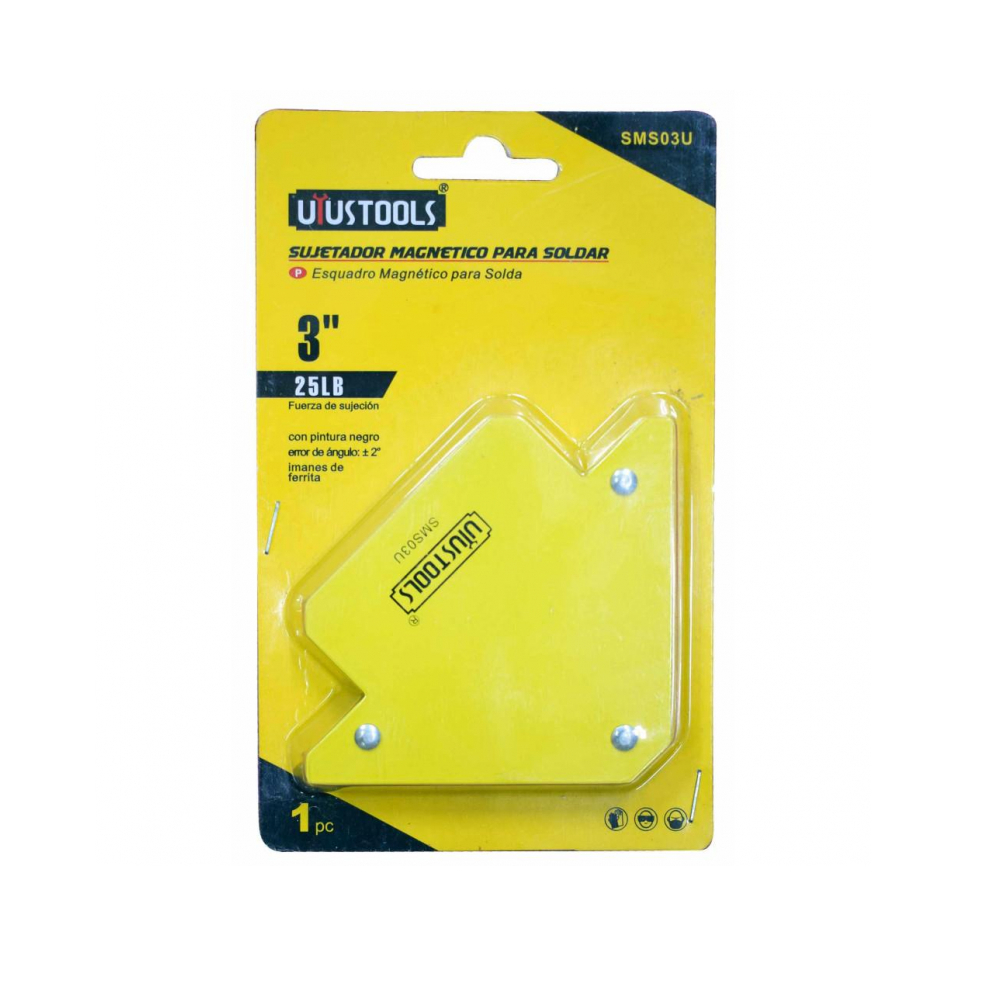 Sujetador - escuadra - magnético para soldar de 3'' Uyustools - Miniatura 3