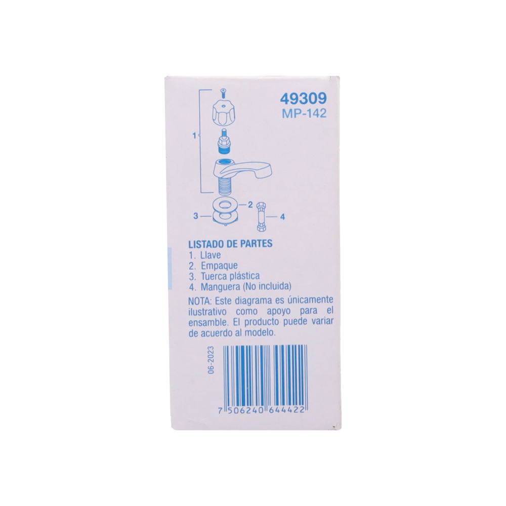 Llave individual para lavamanos Foset MP-142 - Miniatura 4