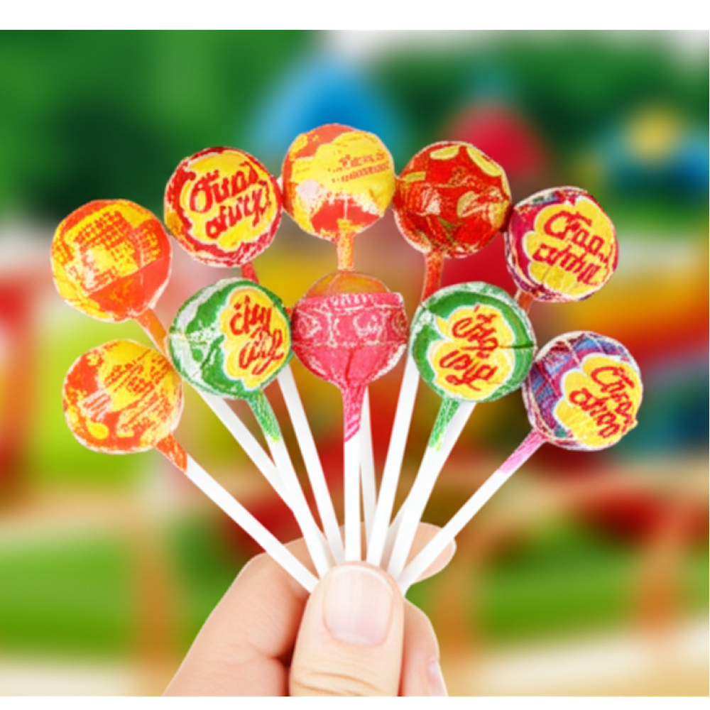 Paquete de mini chupa chupa sabores surtidos Chupa chups (1.44 kg / 3.17 lb) - Miniatura 4