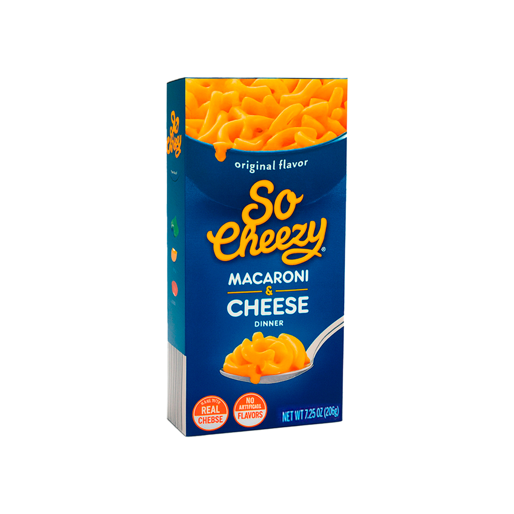 Macarrones con queso So Cheezy (3 x 206 g / 7.25 oz) - Miniatura 2
