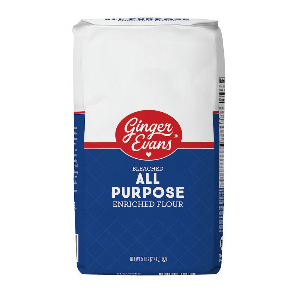 Ginger Evans all purpose enriched flour (2.26 kg / 5 lb) | Online Agency to  Buy and Send Food, Meat, Packages, Gift