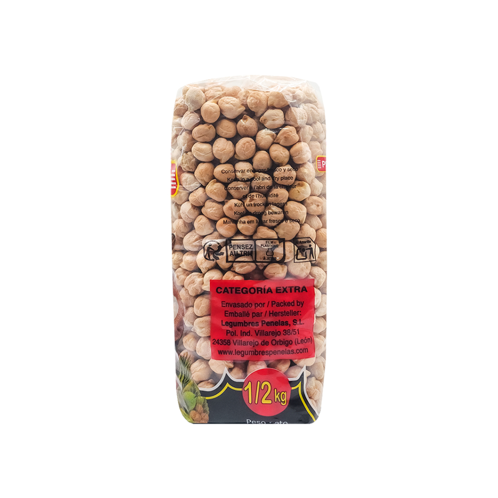 Garbanzo extra 9 mm Penelas (500 g / 1.10 lb) - Miniatura 4