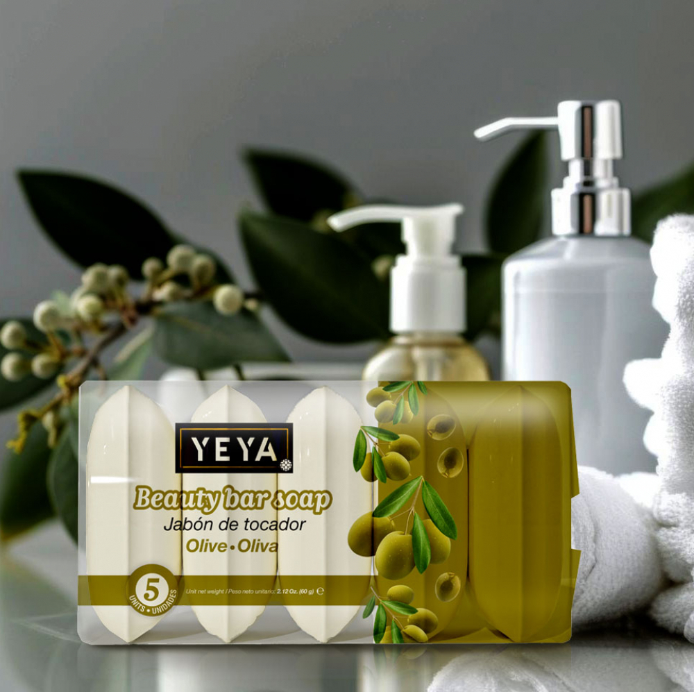 Jabón de tocador de oliva YEYA (4 x 300 g / 10.58 oz) - Miniatura 4