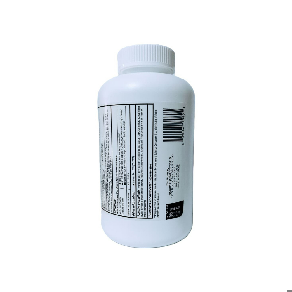 Acetaminofén sin aspirina 500 mg Major (1000 cápsulas) - Miniatura 2