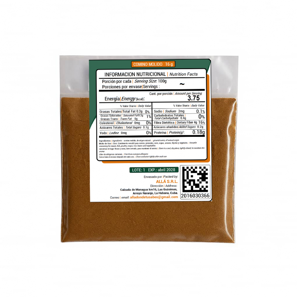 Comino molido ALLÁ (16 g) - Miniatura 3
