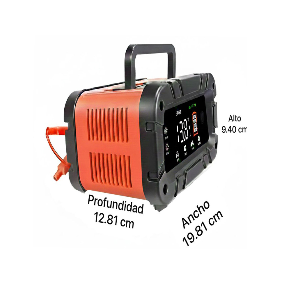 Cargador de baterias 12 V 24 V TK-1200 E-Fast - Miniatura 3