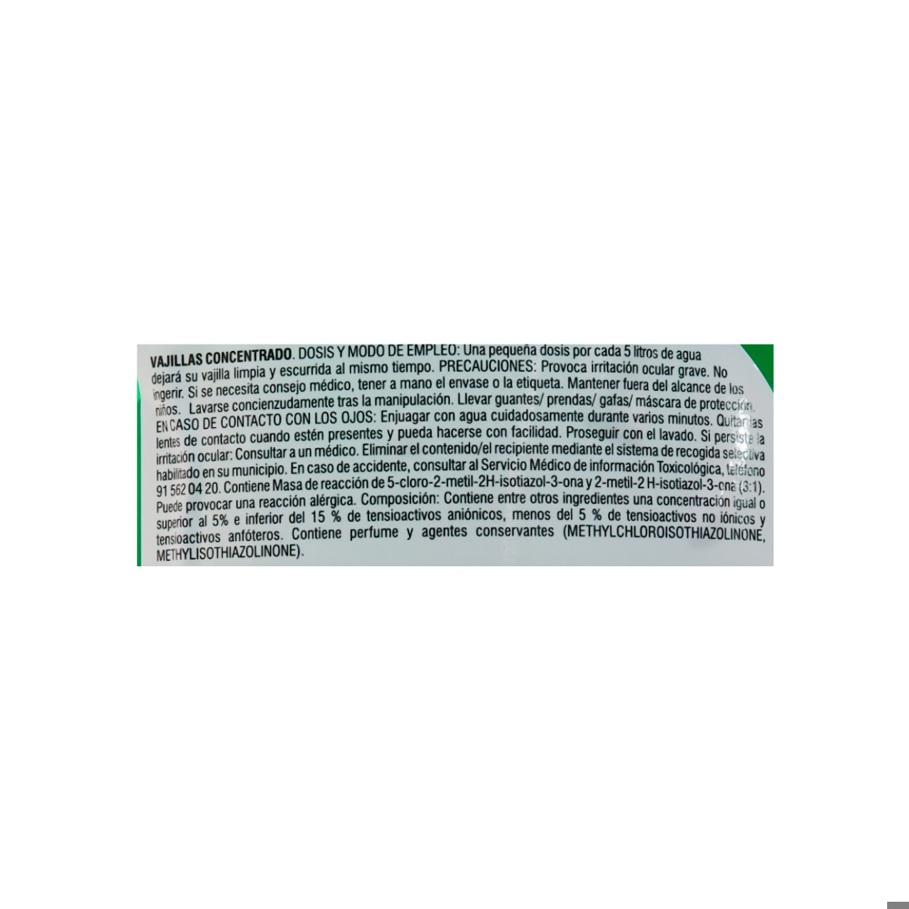 Lavavajillas ultra concentrado Kiriko (750 ml) - Miniatura 2