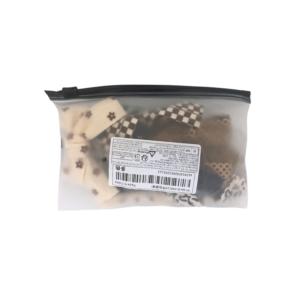 Set de lazos estilo retro chick Shein (5 parejas) - Miniatura 3