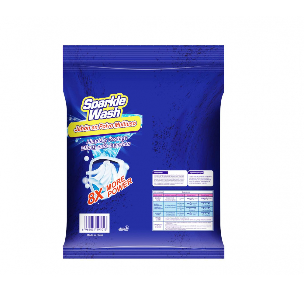 Detergente en polvo Sparkle Wash (2 x 900 g / 1.98 lb) - Miniatura 2