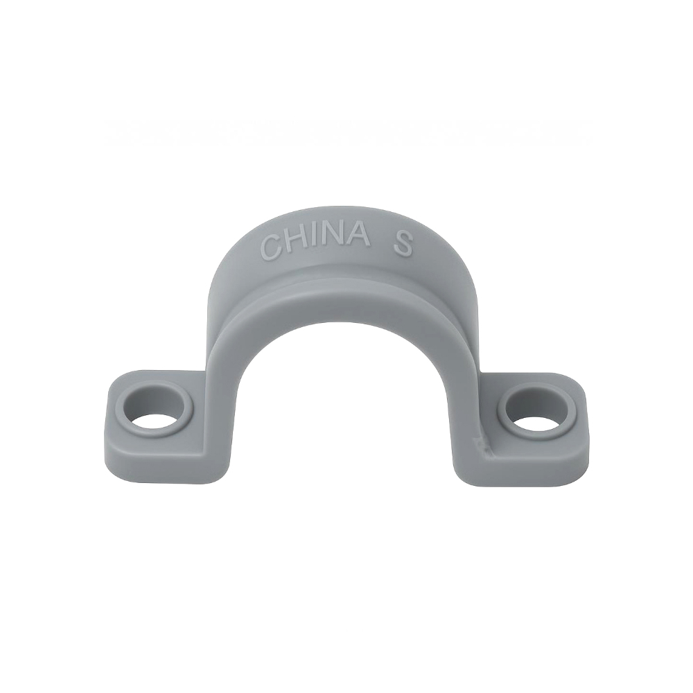 Abrazadera de 2 orificios de 3/4” PVC Malu - Miniatura 2