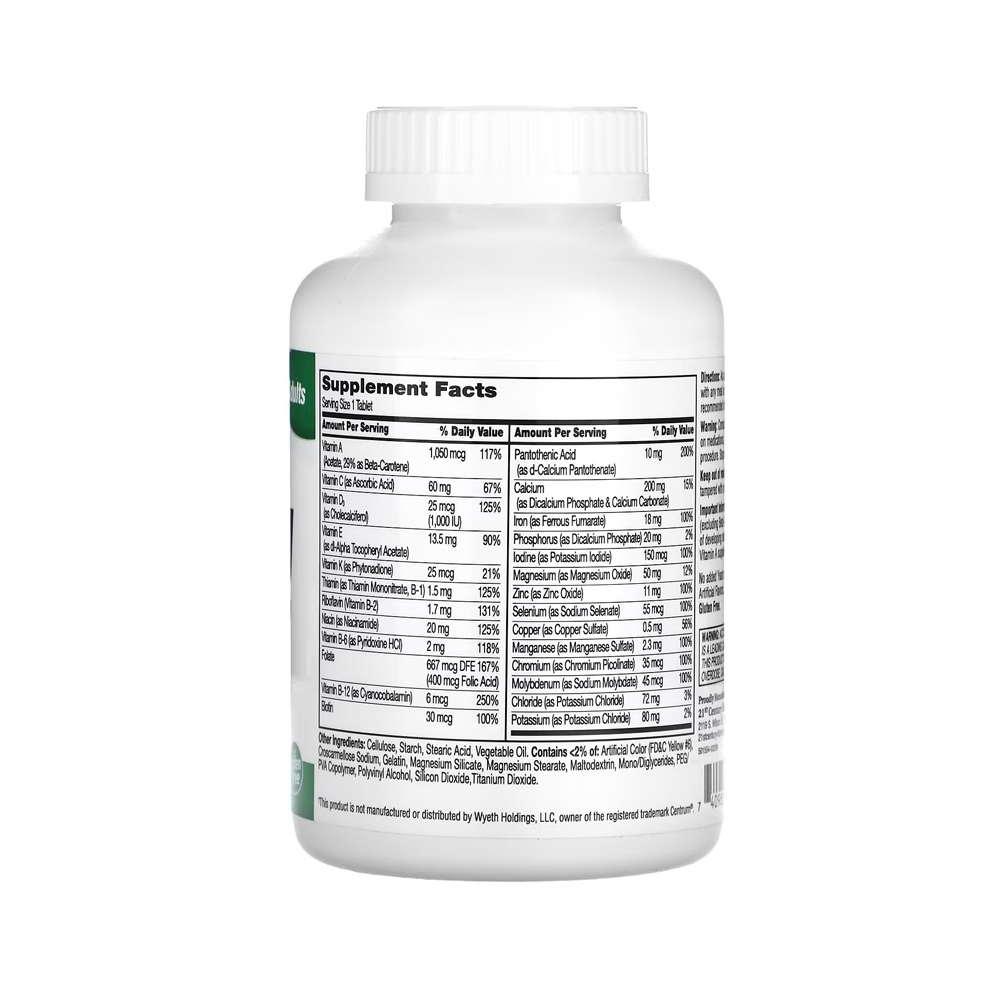 Suplemento multivitamínico y multimineral para adultos Sentry 21st Century (300 tabletas) - Miniatura 3