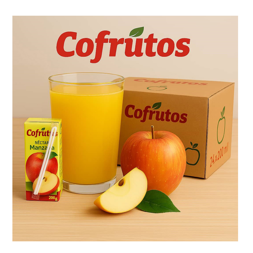 Jugo de manzana Cofrutos (24 x 200 ml) - Miniatura 4