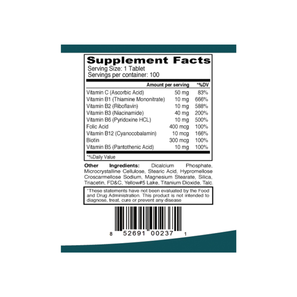 Complejo Vitamínico B Elp Essential (100 tabletas) - Miniatura 2