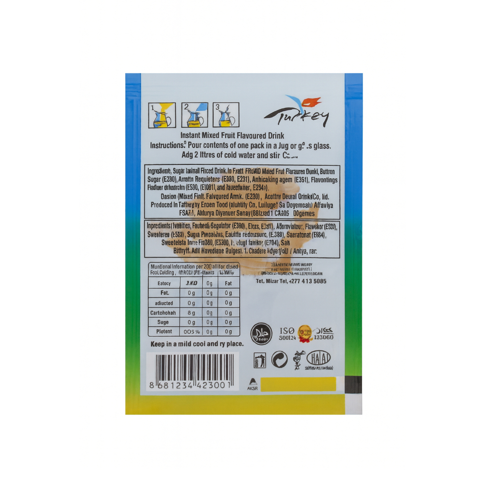 Refresco instantáneo sabor coco Vivi Fresh Erdem (10 g) - Miniatura 2