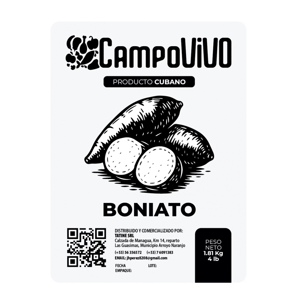 Boniato Campo Vivo (1.81 Kg / 4 lb) - Miniatura 3