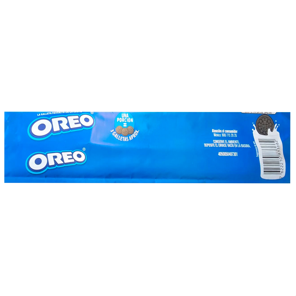 Galletas sándwich sabor a chocolate con relleno cremoso sabor vainilla Oreo (114 g / 4.02 oz) - Miniatura 3