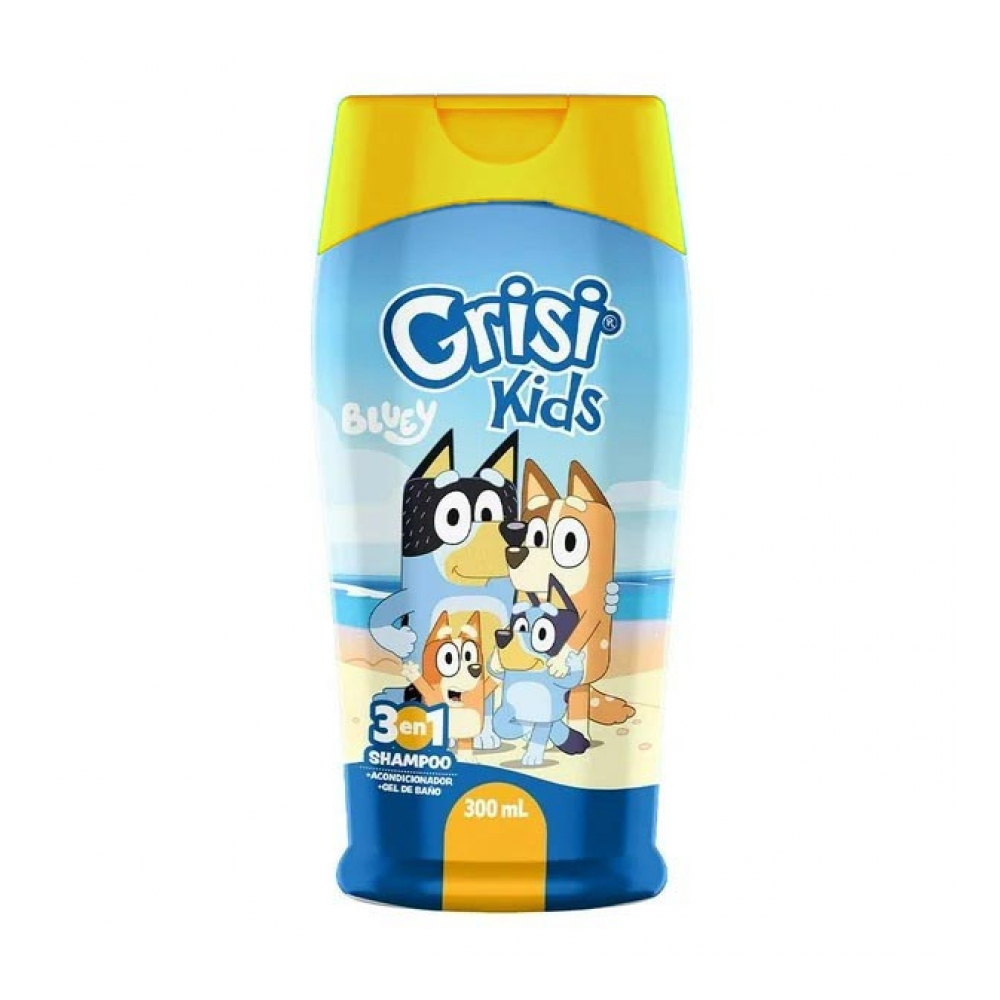 Champú infantil 3 en 1 aroma mora azul Bluey Grisi Kids (300 ml) - Miniatura 4