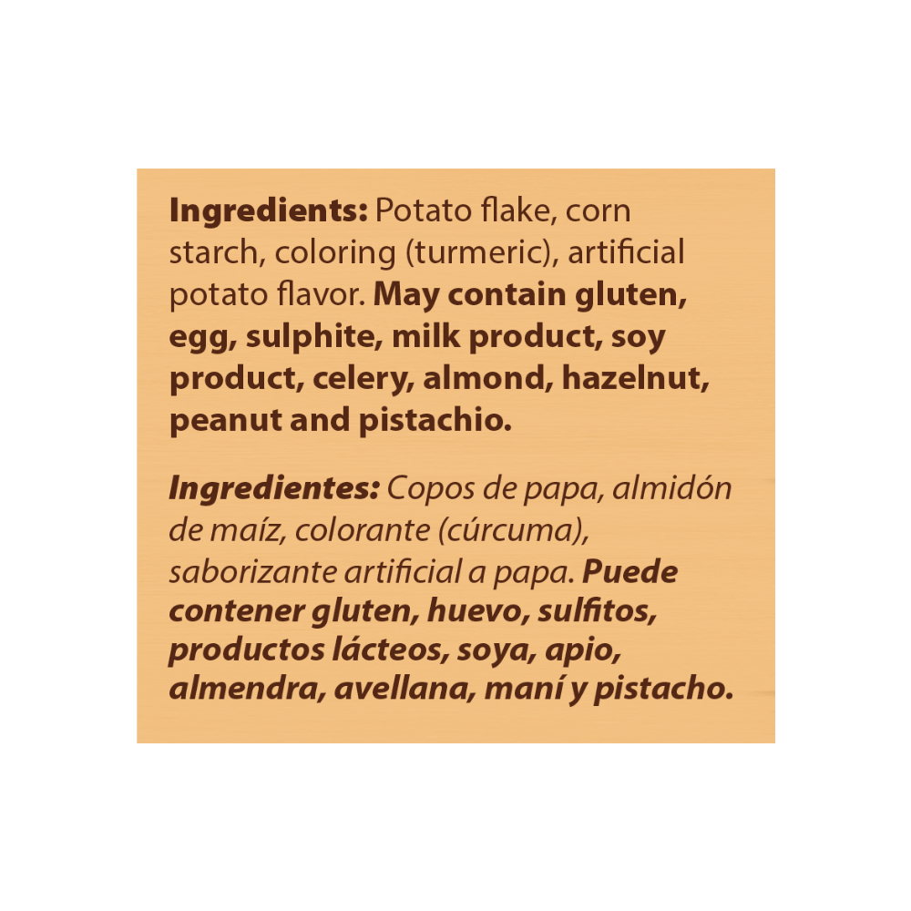 Puré de papas YEYA (125 g / 4.4 oz) - Miniatura 2