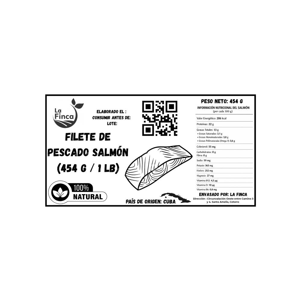 Filetes de salmón La Finca (454 g / 1 lb) - Miniatura 4