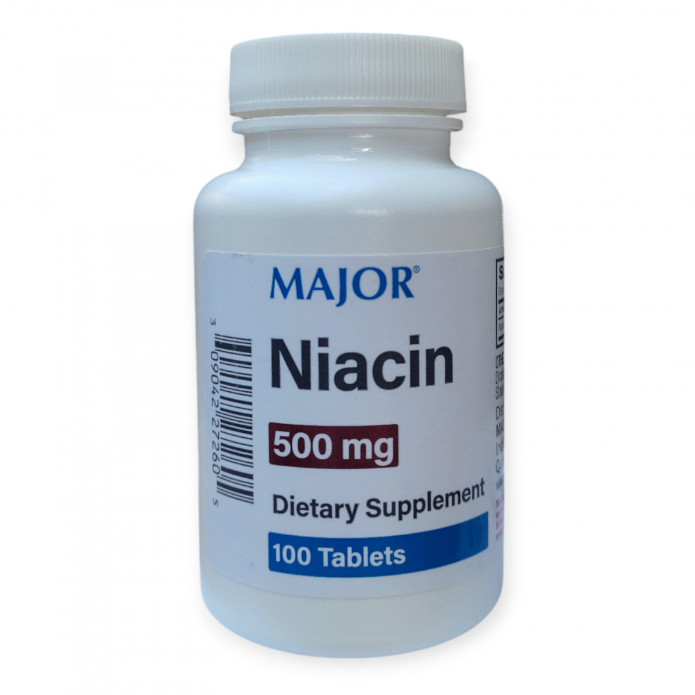 Niacina 500 mg Major (100 tabletas) - Miniatura 3
