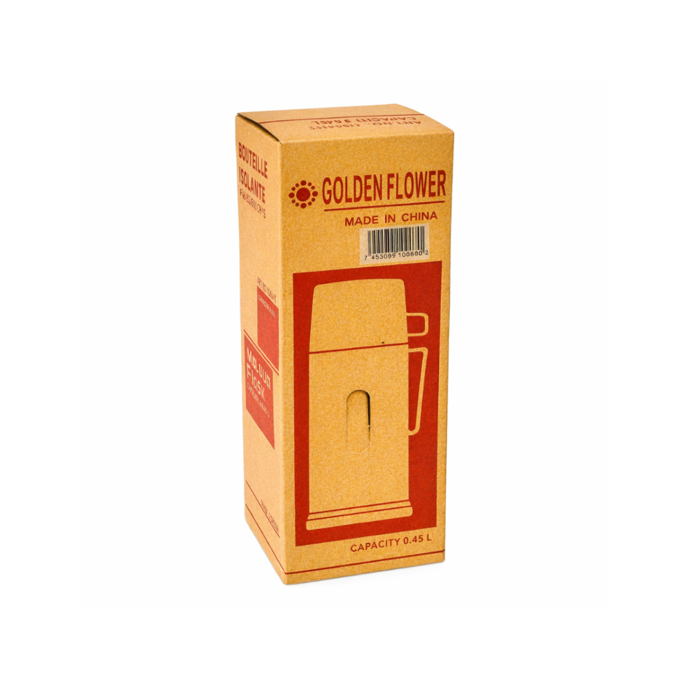 Termo verde oscuro Golden Flower - Miniatura 4