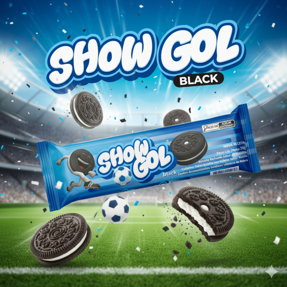Galletas rellenas con crema sabor vainilla Show Gol (76 g / 2.68 oz) - Miniatura 4
