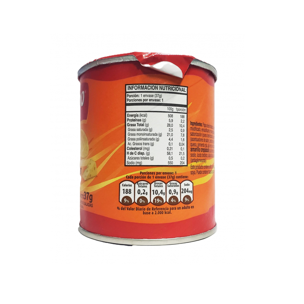 Papas sabor queso Kryzpo (37 g / 1.3 oz) - Miniatura 2