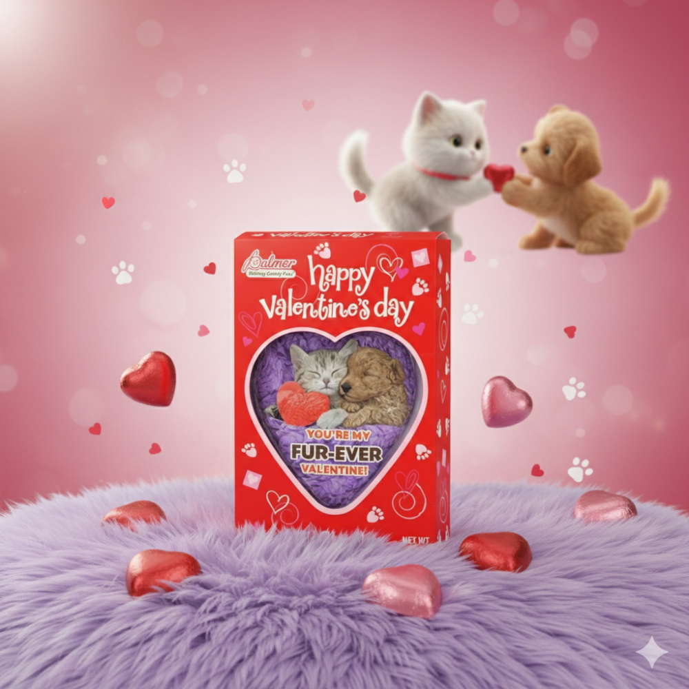 Bombón en forma de corazón Happy Valentine's Day Palmer (56 g / 2 oz) - Miniatura 4