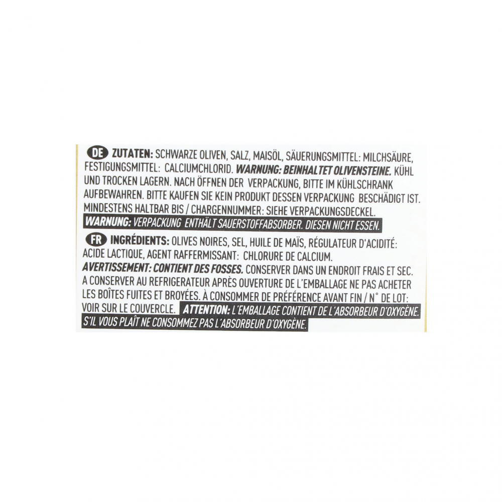 Aceitunas negras naturales en aceite y salmuera Marmarabirlik (500 g / 1.10 lb) - Miniatura 2