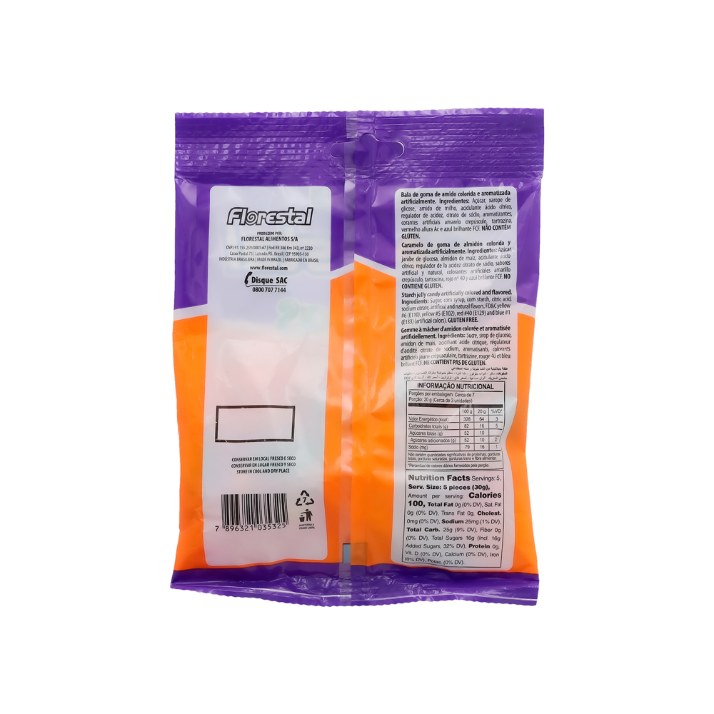 Caramelos de goma masticables -Gomitas- en forma de dinosaurios Florestal (150 g / 5.29 oz) - Miniatura 3