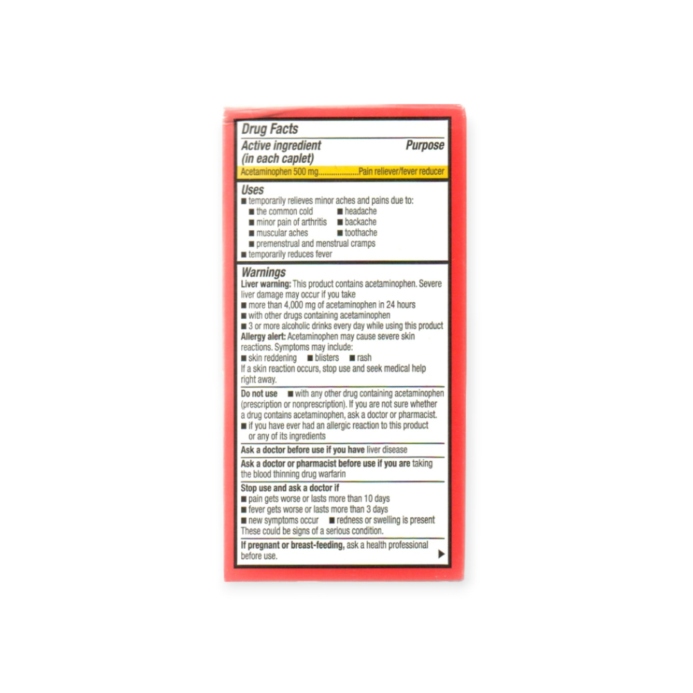 Acetaminofén 500 mg Major (100 cápsulas) - Miniatura 3