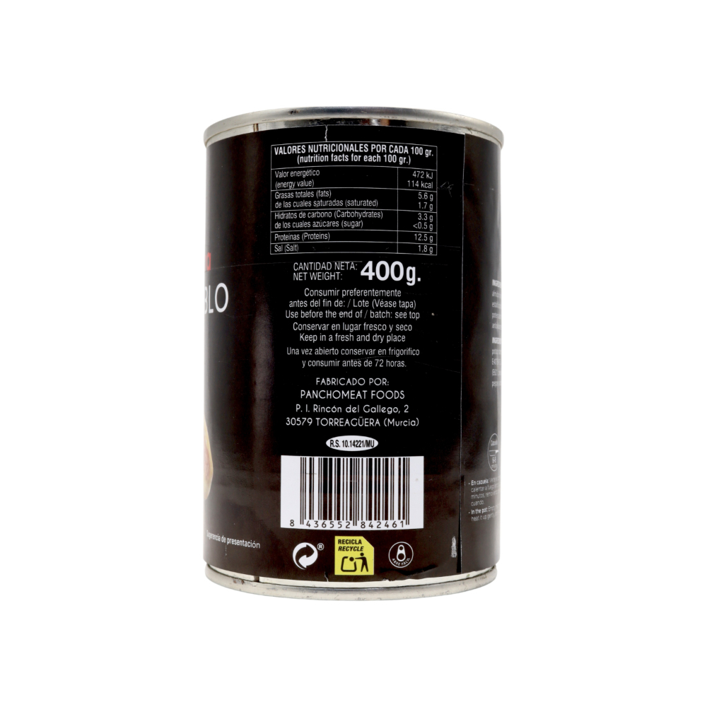 Spam fiambre jamón del diablo pollo Martínez Campera (400 g / 14.11 oz) - Miniatura 3