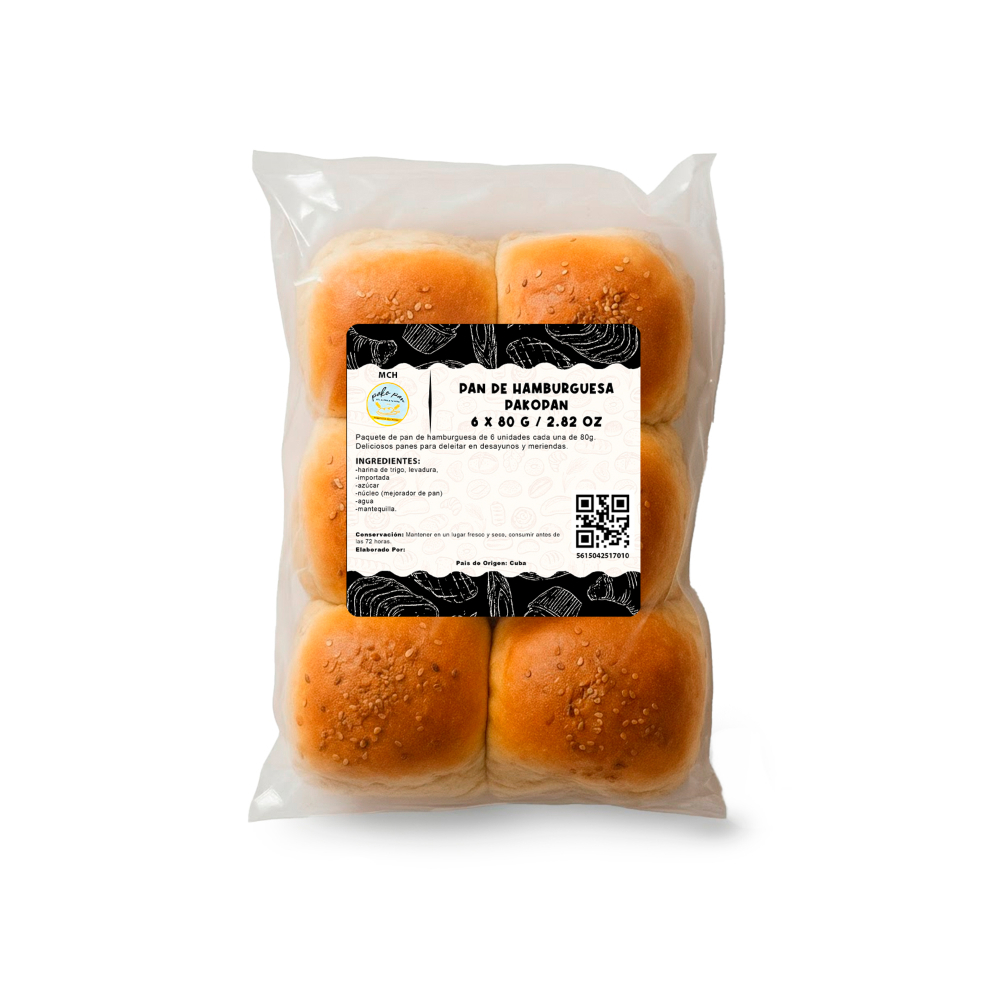 PakoPan No.3: Pan de hamburguesa + Galletas naturales + Pan suave boom - Miniatura 3
