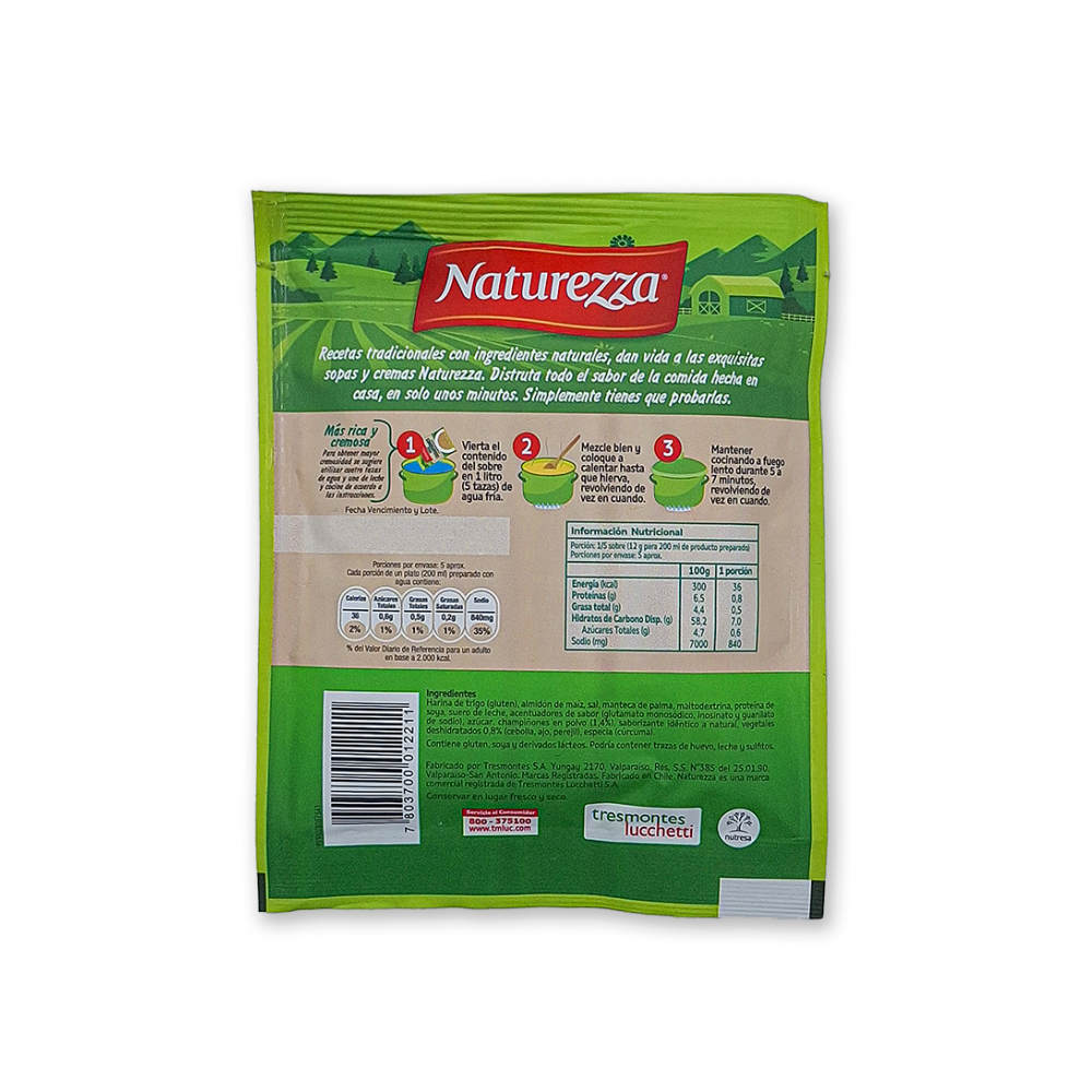 Crema de champiñones Naturezza (60 g / 2.11 oz) - Miniatura 3