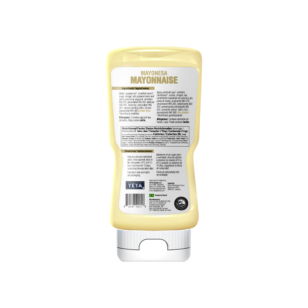 Mayonesa YEYA (350 g / 12.34 oz) - Miniatura 2